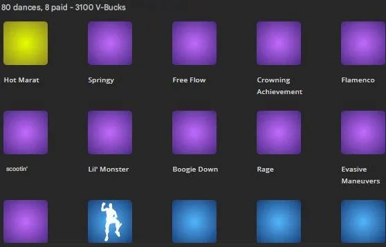 F1147 83 Skins, 80 Emotes, Rare Hot Marat & Shadow Blade Hope, Save the World Access 